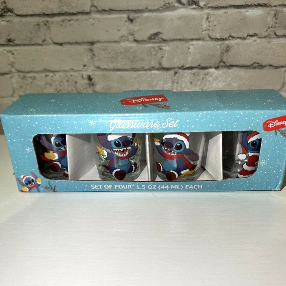 Disney Lilo & Stitch 4 Piece Shot Glass Set - Picture 4 of 6